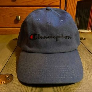 Champion Mens Blue Baseball Hat